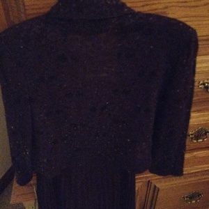 R & M COLLECTION BURGANDY DRESS WITH JACKET